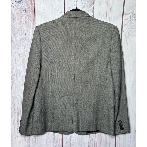 Evan Picone Women’s Wool Vintage Tweed Blazer Black Gray Formal Work Wear Size 8 - Picture 3 of 8